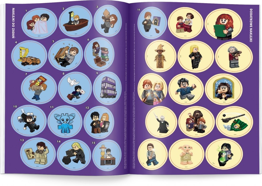 PAINTING BOOK A4 LEGO HARRY POTTER STICKERS AM AMEET